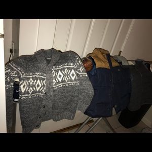 Boys sweater and Vest Size Small